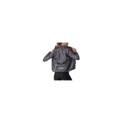 CHAQUETA CASTELLI – ARIA SHELL PARA MUJER – EXTRA CHICA – GRIS OSCURO
