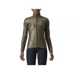 CHAQUETA CASTELLI – ARIA SHELL PARA MUJER – MEDIANA – CAFE