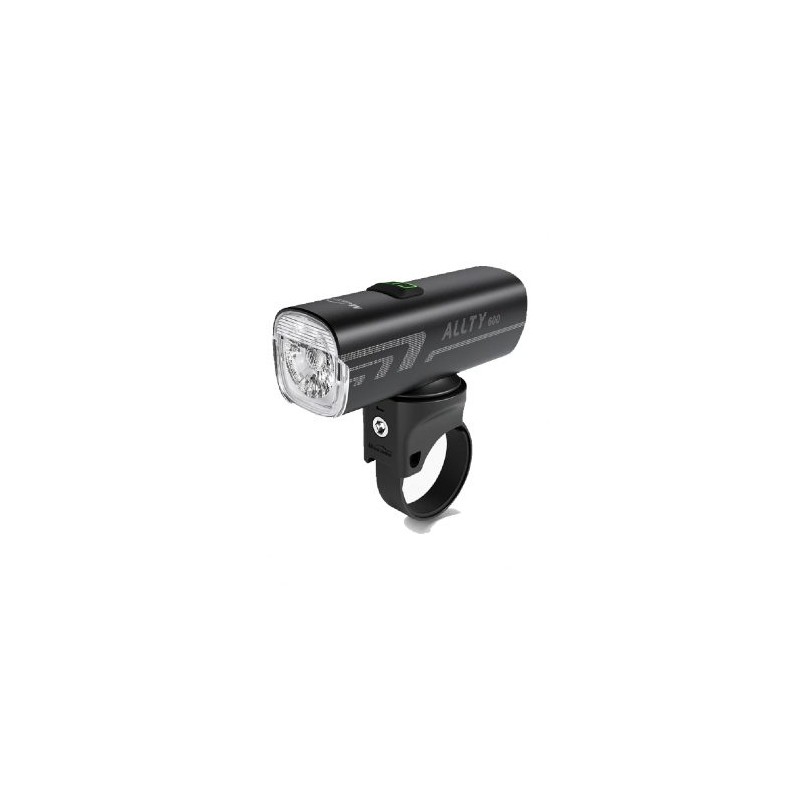 LAMPARA DELANTERA ALLTY DE 600 LUMENS – RECARGABLE USB