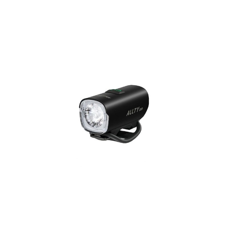 LAMPARA DELANTERA ALLTY DE 200 LUMENS – RECARGABLE USB