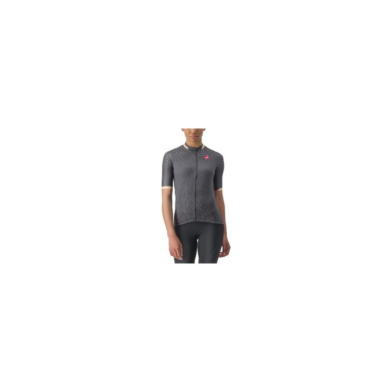 JERSEY CASTELLI PEZZI PARA MUJER – MEDIANA – GRIS OSCURO