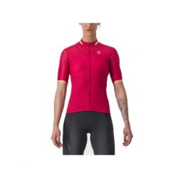 JERSEY CASTELLI PEZZI PARA MUJER – EXTRA CHICA – ROJO PERSIAN