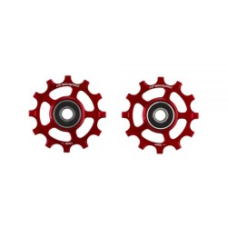 RUEDAS DE POLEAS PARA SRAM RED/FORCE AXS 12S NW (ROJO)